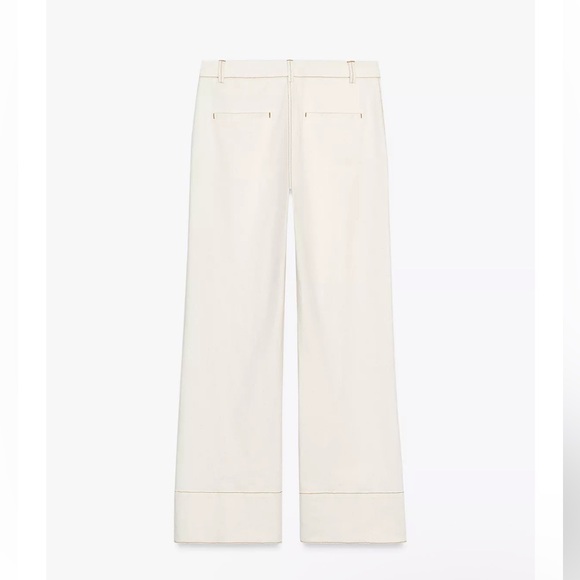 Women's Cream Pants - Picture 4 of 8